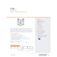 Mersen FSM Series Multi-Meter Fuse, 1000VAC/1000VDC Ferrule