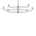 Hubbardton Forge HUB-136352 Willow 6-Light Large Chandelier