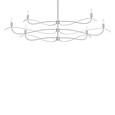 Hubbardton Forge HUB-136352 Willow 6-Light Large Chandelier