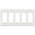Mulberry 86401 8640 Series Steel 1-Gang Wallplate, White