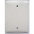 Mulberry 76751 Princess Size Box Mount 1-Gang Steel Blank Wallplate