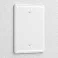 Mulberry 76751 Princess Size Box Mount 1-Gang Steel Blank Wallplate