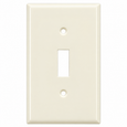 Mulberry 86071 Smooth Semi-Gloss 1-Gang Steel Toggle Wallplate