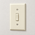 Mulberry 86071 Smooth Semi-Gloss 1-Gang Steel Toggle Wallplate