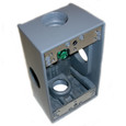 Mulberry 30224 1-Gang Weatherproof Outlet Box, Powder-Coated Die-Cast Aluminum, 2.750-In, With Lug