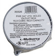 Mulberry 30326 Weatherproof Box, Die Cast Aluminum, 4-Inch x 1-1/2-Inch