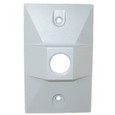 Mulberry 30351 Weatherproof Raised Rectangular Cover, Powder-Coated Die Cast Zinc