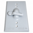 Mulberry 30488 1-Gang Weatherproof Toggle Switch Cover, Powder-Coated Die-Cast Aluminum