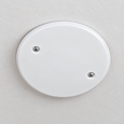 Mulberry 40430 Steel Blank Ceiling Cover Plate, Smooth Enamel Finish, 4-Inch x 4-Inch