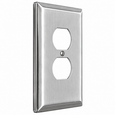 Mulberry 97801 430 Stainless Steel Jumbo/Oversize 1-Gang Duplex Wallplate