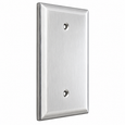 Mulberry 97851 Jumbo 1-Gang Blank Wallplate, 430 Stainless Steel