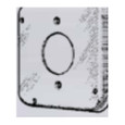 Mulberry 11501T07 Powder Coated Steel Square Box Device Cover