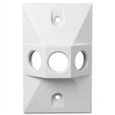 Mulberry 30361T08 Weatherproof Raised Rectangular Cover, Die-Cast Zinc