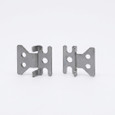 Rittal 2508010 Wall Mounting Bracket, Zinc-Plated Carbon Steel
