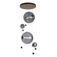 Hubbardton Forge HUB-139052 Abacus 4-Light Round LED Pendant