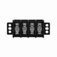 Bussmann TB300 Series Panel Mount Barrier Terminal Block, Molded Thermoplastic