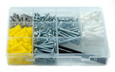 CONFAST Plastic Ribbed Anchor Kit 263 pcs