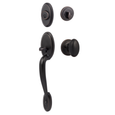 Sure-Loc Aspen Single Cylinder Keyed Entry Handleset with Adjustable Backset