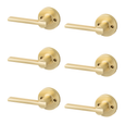 Sure-Loc Mesa Round Lever 6-Pack with Reversible Handing