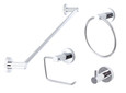 Sure-Loc Lugano Series Single Post Paper Holder Set