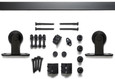 Sure-Loc Double Door Barn Door Track System with Strap Roller, 72"