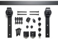 Sure-Loc Barn Door Track System with Strap Roller, 72" Stainless Steel