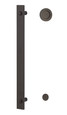 Sure-Loc Modern Barn Door Round Pull Handle, 14" Diameter