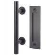 Sure-Loc Stainless Steel Ladder Barn Door Handle with Flush Handle, 12"