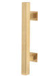 Sure-Loc Stainless Steel Square Ladder Barn Door Handle with Flush Pull, 12"