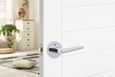Sure-Loc Basel Round Privacy Door Lever with Reversible Handing