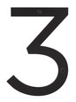 Sure-Loc 6" Stainless Steel House Numbers