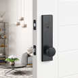 Sure-Loc Oakley Knob Sideplate Entry Set with Deadbolt and Adjustable Backset