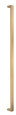 Sure-Loc Square Long Door Pull, Single-Sided, for 1/2" - 21/4" Thick Doors