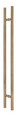 Sure-Loc Knurled Long Door Pull, Double-Sided