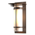 Hubbardton Forge HUB-305994 Banded with Top Plate Large Outdoor Sconce
