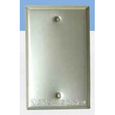 Mulberry 30278 Anodized Aluminum 1-Gang Weatherproof Blank Wallplate