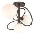 Hubbardton Forge HUB-121360 Olympus 3-Light Semi-Flush