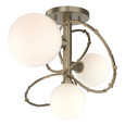 Hubbardton Forge 121360 Olympus 3-Light Semi-Flush