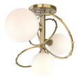 Hubbardton Forge HUB-121360 Olympus 3-Light Semi-Flush