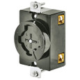 Bryant 20403 Flanged Receptacle, 3-Pole 4-Wire, 30A 600V