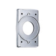 Bryant 20406 Aluminum Receptacle Wallplate Without Cover