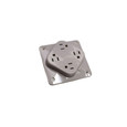 Bryant B1254GY Quadplex Lexan Cover Plate