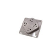 Bryant B1254GY Quadplex Lexan Cover Plate
