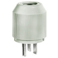 Bryant 9630NP NEMA 6-30P Rubber Plug, 30A