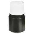 Bryant 7565NC 3-Pole 3-Wire Connector, Black/White Nylon