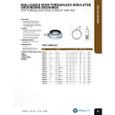 SEPCO 27BIOLSS Threadless Insulated Ground Bushing, Zinc-Plated Malleable Iron