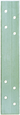 Sioux Chief 53612 16-Gauge Steel Perforated Hanger Strap, 1.5" x 12"-18", 8-Hole