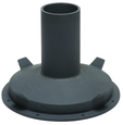 Sioux Chief 8362 836 Series No-Hub Deck Anchor, Cast-Iron Soil Pipe Rough-In