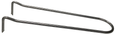 Sioux Chief 50626 Plain Uncoated Bulk-Pack Pipe Hook, 1/2" x 6" to 1" x 6"