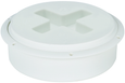 Sioux Chief 875 Series White DWV Cleanout Bushing with Plug, 3" - 4"